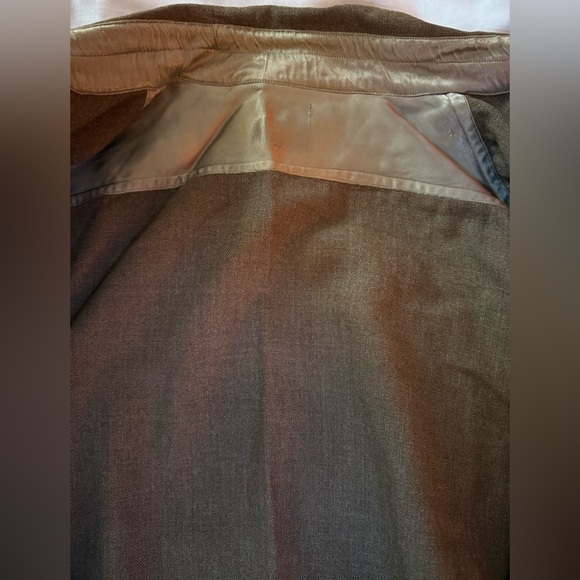 Vintage Men's Wool Green Army Style Button Up Shirt Size S - Picture 13 of 14